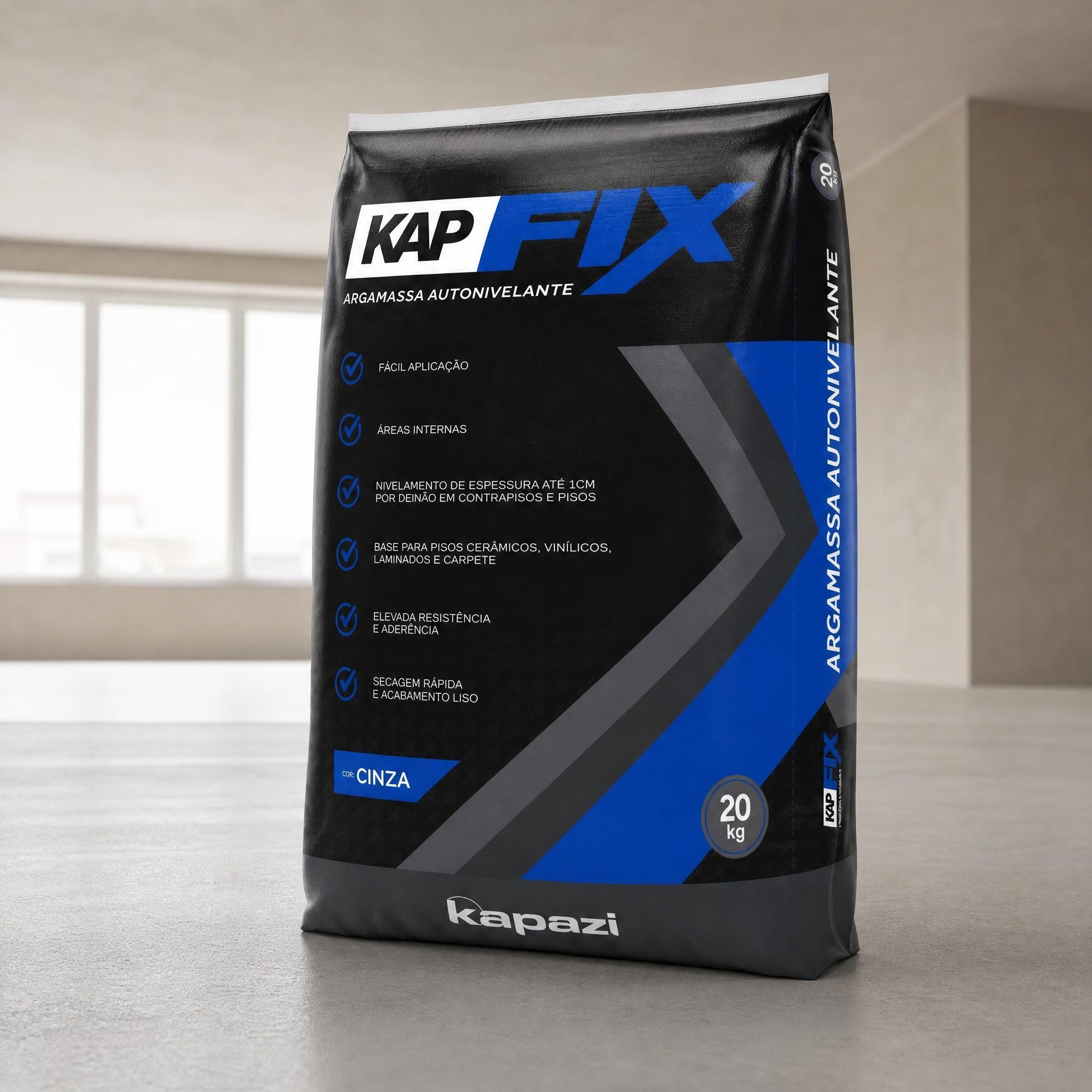 Argamassa autonivelante Kapfix