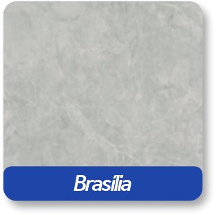 Piso vinílico Kapazi residencial em placa, cor Brasília