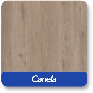Piso vinílico Kapazi residencial em régua, cor Canela