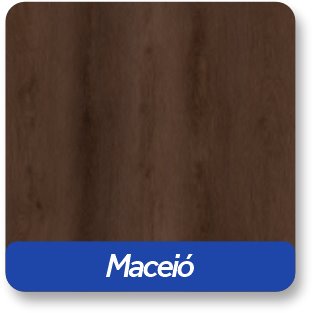 Piso vinílico Kapazi residencial em régua, cor Maceió