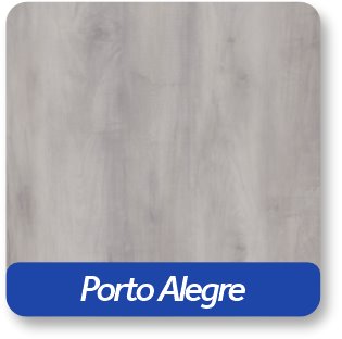 Piso vinílico Kapazi residencial em régua, cor Porto Alegre