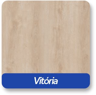 Piso vinílico Kapazi residencial em régua, cor Vitória