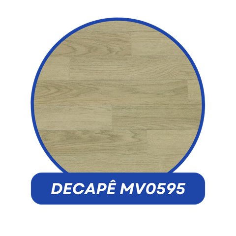 Piso vinílico em manta Kapazi 1,5 mm, modelo Decape MV0595