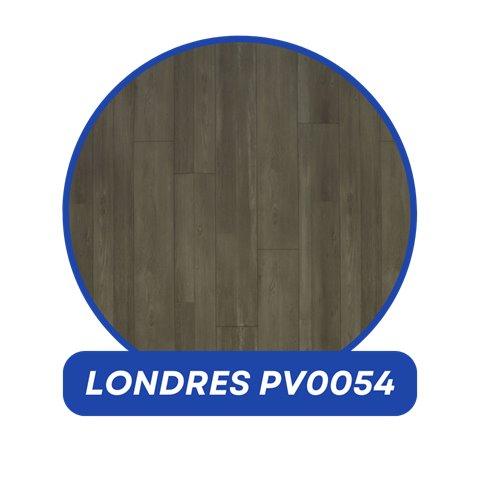 Piso vinílico em manta Kapazi 0,5 mm e 0,7 mm, modelo Londres PV0054