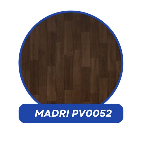 Piso vinílico em manta Kapazi 0,5 mm e 0,7 mm, modelo Madri PV0052