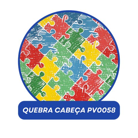 Piso vinílico em manta Kapazi 0,5 mm e 0,7 mm, modelo Quebra-cabeça PV0058