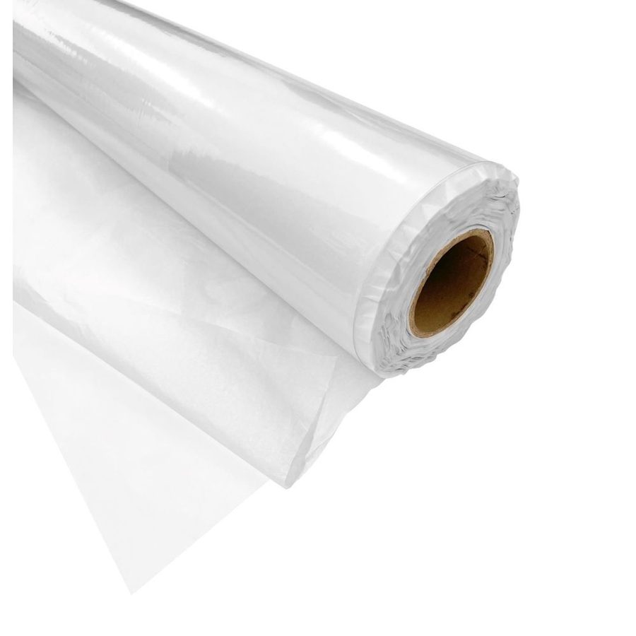 Plástico PVC Cristal Transparente, plástico em rolo Kapazi, 1,37 m × 50 m, para revenda